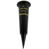 'In Loving Memory Dear Daughter' Grave Spike